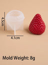 Strawberry - Shaped Scented Miniature Aromatherapy Candles 4pcs - Hans Lumiere
