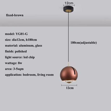 Stretchable Hanging LED Pendant Light With Touchable Control - Hans Lumiere