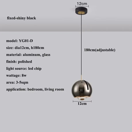 Stretchable Hanging LED Pendant Light With Touchable Control - Hans Lumiere