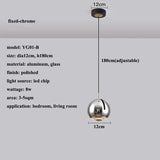 Stretchable Hanging LED Pendant Light With Touchable Control - Hans Lumiere