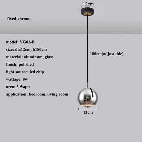 Stretchable Hanging LED Pendant Light With Touchable Control - Hans Lumiere