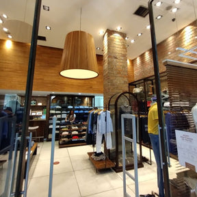 Stylish Wood Conical Pendant Light - Hans Lumiere