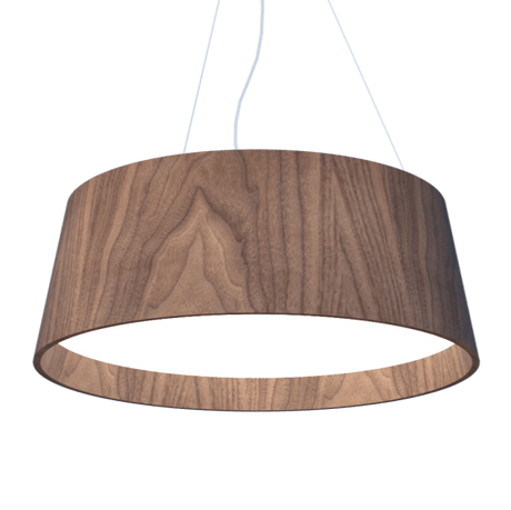 Stylish Wooden Conical Pendant Light Designed In Brazil - Hans Lumiere