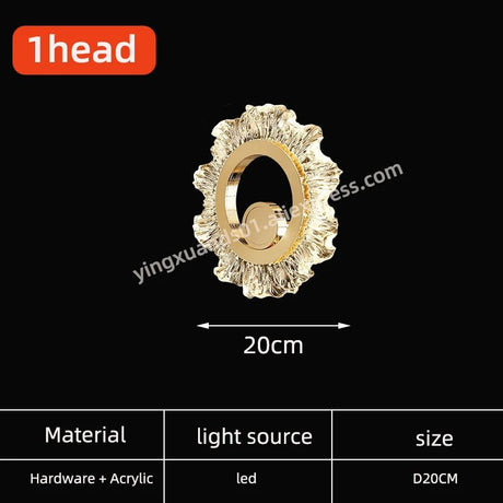 Sunflower LED Wall Sconce, Minimalist Corridor Light - Hans Lumiere