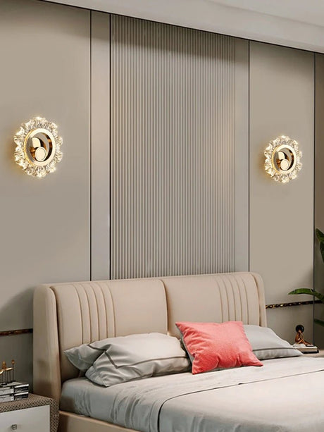Sunflower LED Wall Sconce, Minimalist Corridor Light - Hans Lumiere