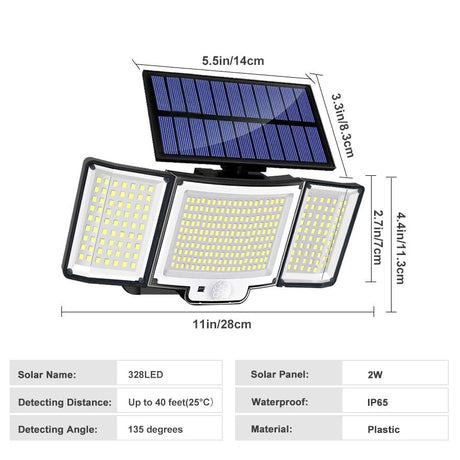 Sunlight Powered Waterproof LED Solar Light - Hans Lumiere