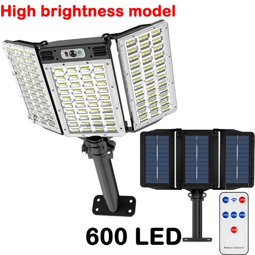 Super Bright Outdoor Waterproof Solar Street Lamp With Motion Sensor - Hans Lumiere