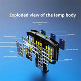 Super Bright Outdoor Waterproof Solar Street Lamp With Motion Sensor - Hans Lumiere
