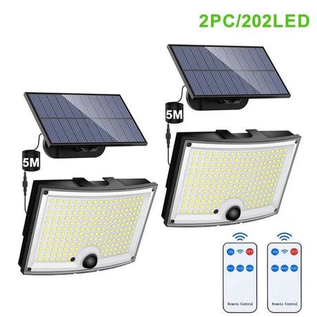 Super Bright Waterproof LED Solar Light With Motion Sensor - Hans Lumiere