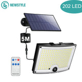 Super Bright Waterproof LED Solar Light With Motion Sensor - Hans Lumiere