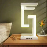 Suspended Anti Gravity Wireless Charging Desk LED Lamp - Hans Lumiere