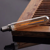 T20 Mini Tube Edison LED Filament Bulbs E14 1W 2W Dimmable, 4 Pack - Hans Lumiere