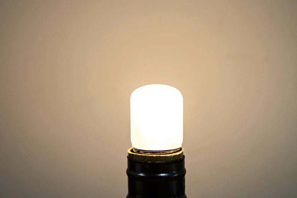 T28 Frosted Mini Tube LED Bulb 1W 2700K Dimmable E27, 6 10 or 15 Pack - Hans Lumiere