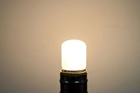 T28 Frosted Mini Tube LED Bulb 1W 2700K Dimmable E27, 6 10 or 15 Pack - Hans Lumiere
