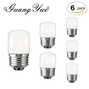 T28 Frosted Mini Tube LED Bulb 1W 2700K Dimmable E27, 6 10 or 15 Pack - Hans Lumiere