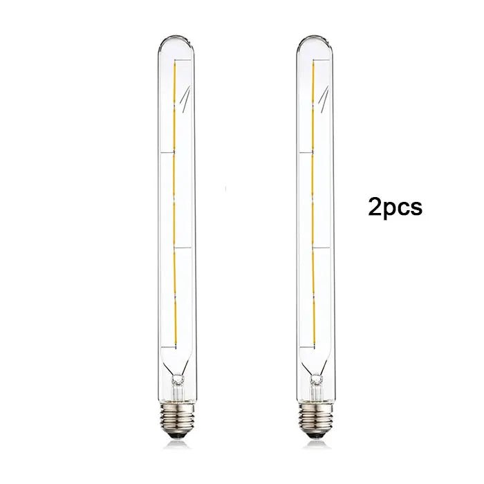 T30 Long Tube Edison LED Filament Bulb 30cm 6W, E26 E27, 2700K 4000K 6000K - Hans Lumiere