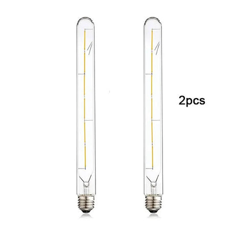 T30 Long Tube Edison LED Filament Bulb 30cm 6W, E26 E27, 2700K 4000K 6000K - Hans Lumiere