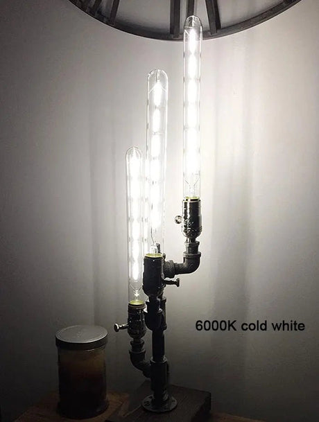 T30 Long Tube Edison LED Filament Bulb 30cm 6W, E26 E27, 2700K 4000K 6000K - Hans Lumiere