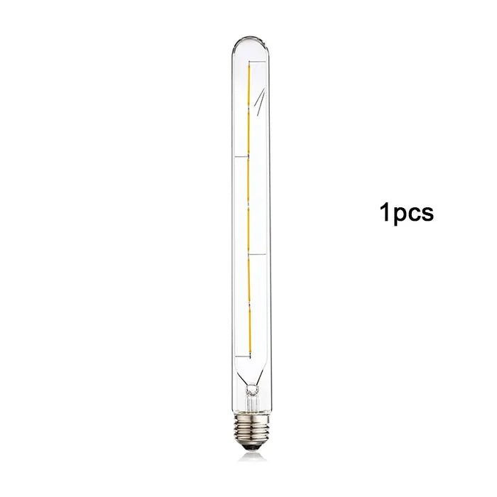 T30 Long Tube Edison LED Filament Bulb 30cm 6W, E26 E27, 2700K 4000K 6000K - Hans Lumiere