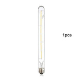 T30 Long Tube Edison LED Filament Bulb 30cm 6W, E26 E27, 2700K 4000K 6000K - Hans Lumiere