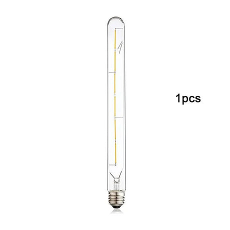 T30 Long Tube Edison LED Filament Bulb 30cm 6W, E26 E27, 2700K 4000K 6000K - Hans Lumiere
