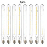 T30 Long Tube Edison LED Filament Bulb 30cm 6W, E26 E27, 2700K 4000K 6000K - Hans Lumiere