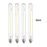 T30 Long Tube Edison LED Filament Bulb 30cm 6W, E26 E27, 2700K 4000K 6000K - Hans Lumiere