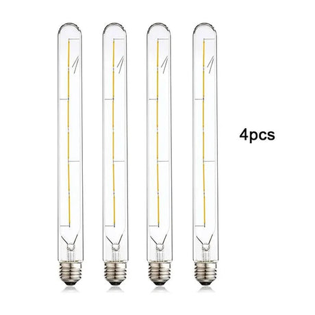 T30 Long Tube Edison LED Filament Bulb 30cm 6W, E26 E27, 2700K 4000K 6000K - Hans Lumiere