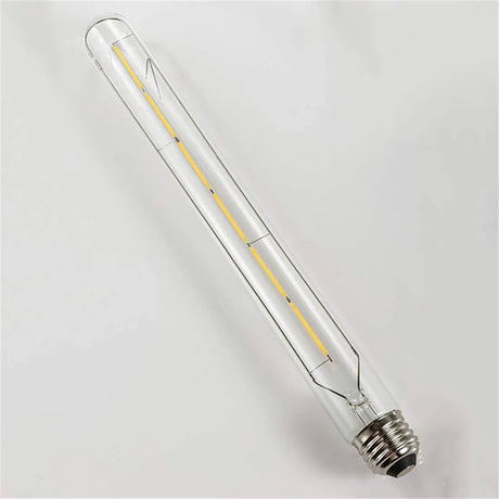 T30 Long Tube Edison LED Filament Bulb 30cm 6W, E26 E27, 2700K 4000K 6000K - Hans Lumiere