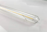 T30 Long Tube Edison LED Filament Bulb 30cm 6W, E26 E27, 2700K 4000K 6000K - Hans Lumiere