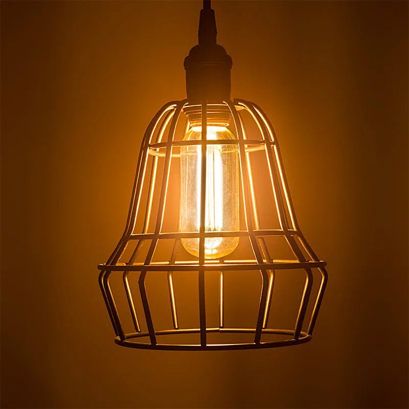 T45 Gold Tint Long Tube Edison LED Bulb 6W 2200K Dimmable, E26 E27 - Hans Lumiere