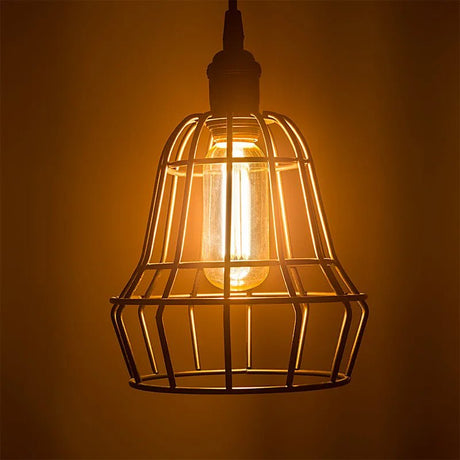 T45 Gold Tint Long Tube Edison LED Bulb 6W 2200K Dimmable, E26 E27 - Hans Lumiere