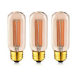 T45 Gold Tint Long Tube Edison LED Bulb 6W 2200K Dimmable, E26 E27 - Hans Lumiere