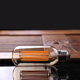 T45 Gold Tint Long Tube Edison LED Bulb 6W 2200K Dimmable, E26 E27 - Hans Lumiere