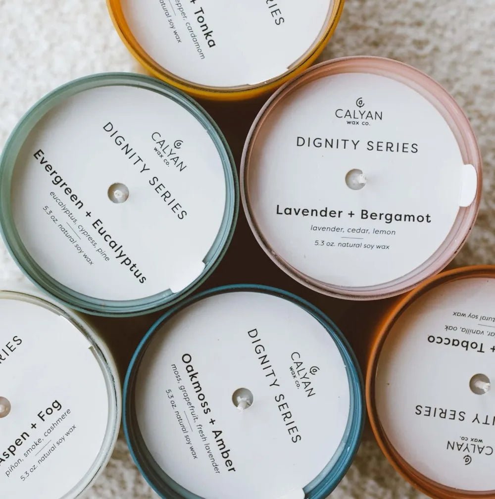 The Dignity Series Set of 6 Aromatherapy Soy Scented Candle Set - Hans Lumiere