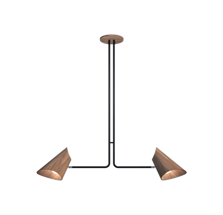 The Modern Elegance Wooden Pendant - Hans Lumiere