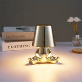 Thinkers Lamp Italian Little Golden Man Night Lights - Hans Lumiere