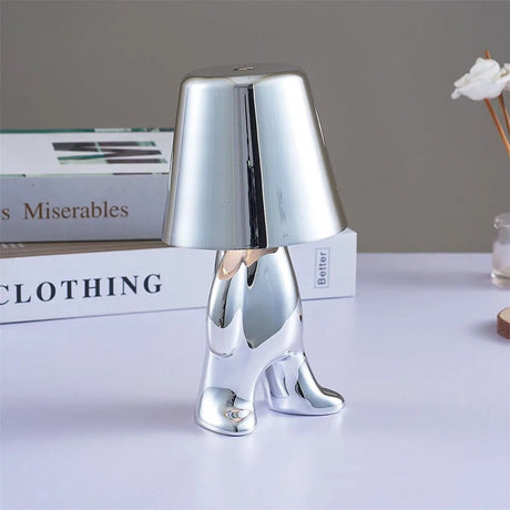 Thinkers Lamp Italian Little Golden Man Night Lights - Hans Lumiere