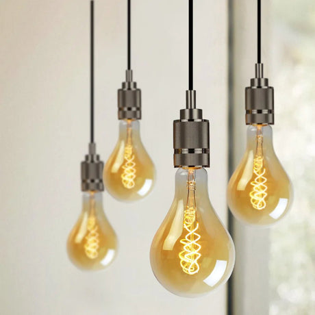 TIANFAN Vintage Edison Bulb – Dimmable Spiral Filament PS35 Bulb - Hans Lumiere