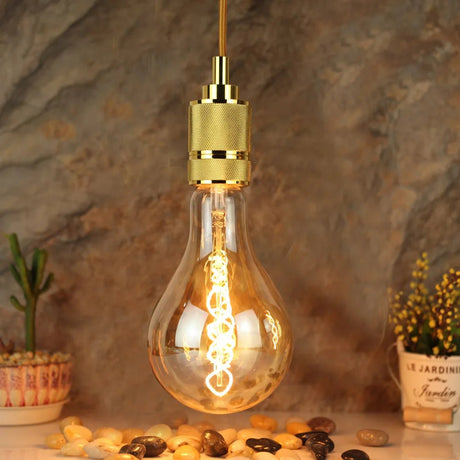 TIANFAN Vintage Edison Bulb – Dimmable Spiral Filament PS35 Bulb - Hans Lumiere