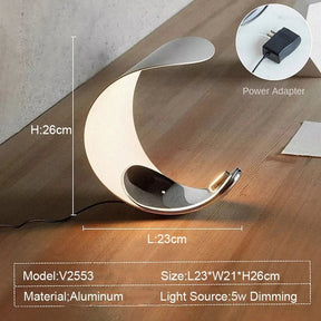 Touch Control Dimming Moon LED Table Lamp - Hans Lumiere