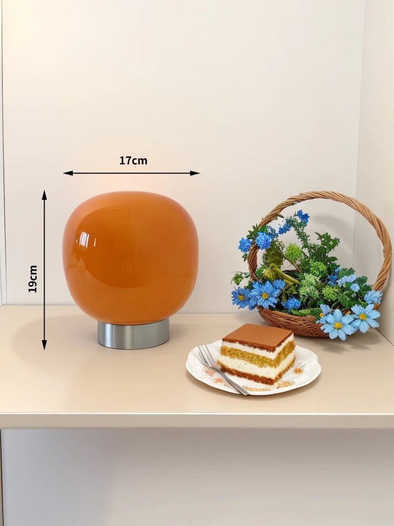  Trichromatic Dimming Macaron Glass Table Lamp - Hans Lumiere