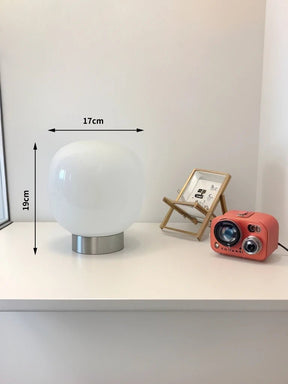  Trichromatic Dimming Macaron Glass Table Lamp - Hans Lumiere