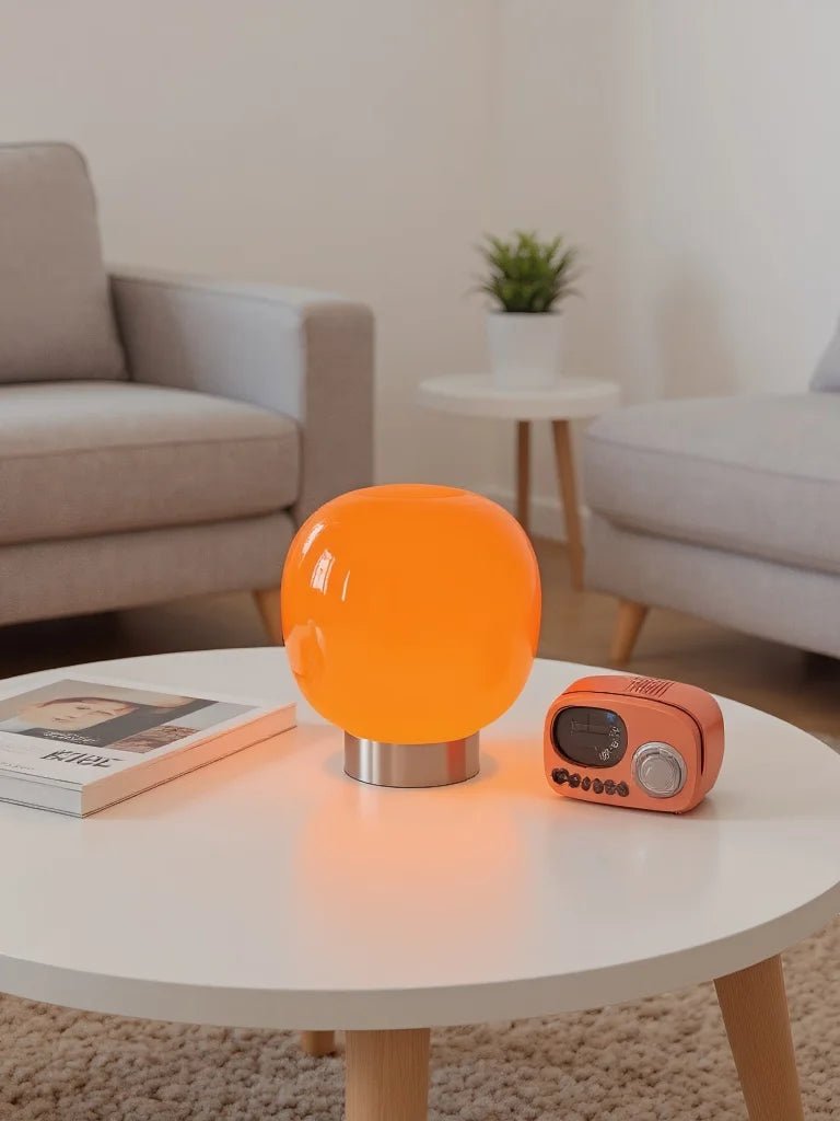  Trichromatic Dimming Macaron Glass Table Lamp - Hans Lumiere