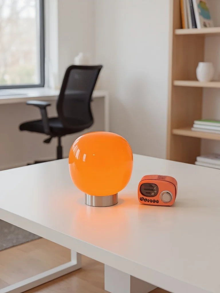  Trichromatic Dimming Macaron Glass Table Lamp - Hans Lumiere