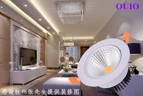 Tricolor Changeable Anti Glare Recessed LED Downlights - Hans Lumiere