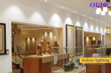 Tricolor Changeable Anti Glare Recessed LED Downlights - Hans Lumiere