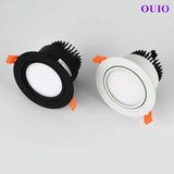 Tricolor Changeable Anti Glare Recessed LED Downlights - Hans Lumiere