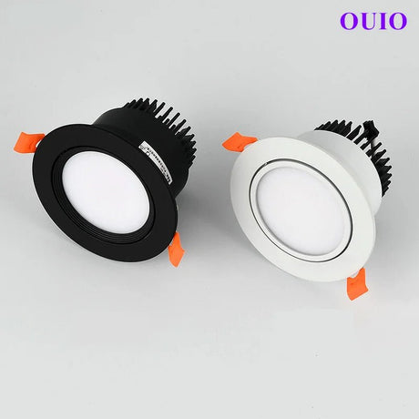 Tricolor Changeable Anti Glare Recessed LED Downlights - Hans Lumiere