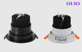 Tricolor Changeable Anti Glare Recessed LED Downlights - Hans Lumiere